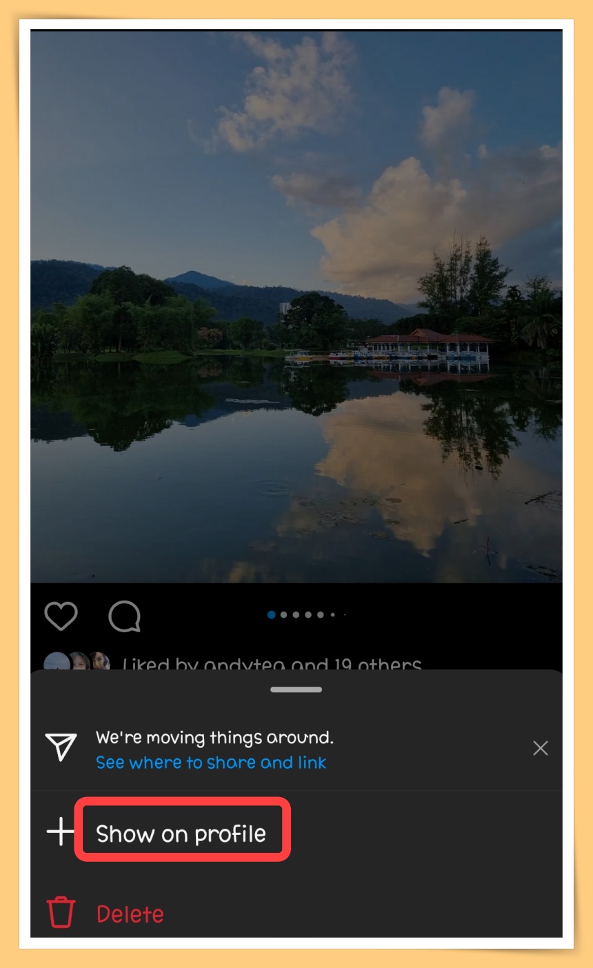 View on profile